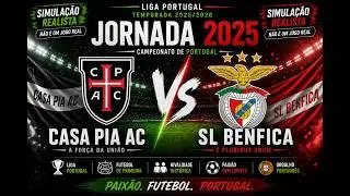 PES 2021 | Casa Pia vs Benfica – Liga Portugal 26/27 | Simulação