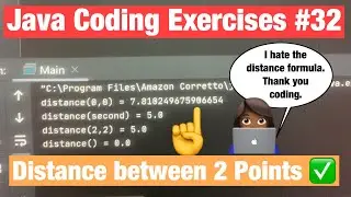 Distance Formula: An OOP Java Case Study