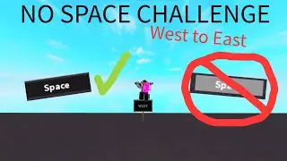 Roblox Parkour | West to East NO JUMP CHALLENGE