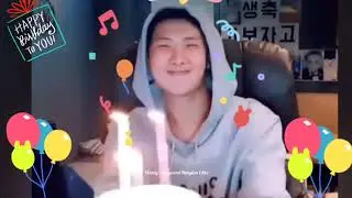 HAPPY BIRTHDAY RM 2021!(Namjoon's Cute Reaction)
