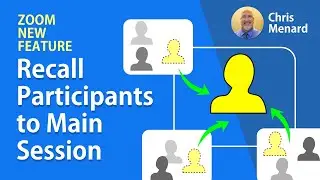 Zoom - Move individual participants from breakout room to main room