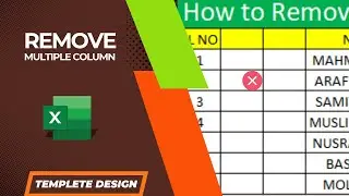 How to Remove Multiple Column in Microsoft Excel