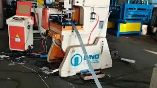 Angle post machine