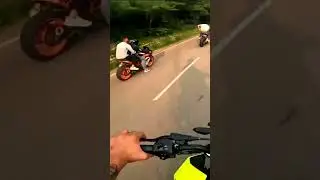 rading police reaction #r15v3 #duke250 #ktm390 #short