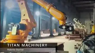 Роботизированный укладчик для огнеупорного кирпича