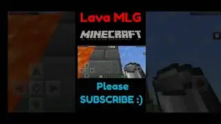 Lava bucket mlg in minecraft 😅