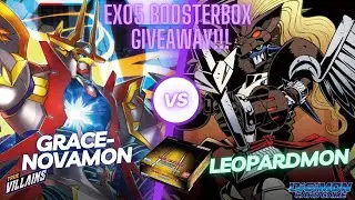 EX05 - GraceNovamon vs Leopardmon! | HUGE GIVE AWAY !!! | Digimon Card Game