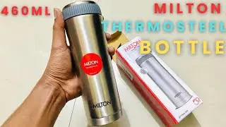 Unboxing Milton optima Thermosteel Bottle 🧊 Hot & Cold flask | Ideal for school, office, travel, gym