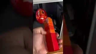 3D printing a full color Easter charmander #3dprinting #3dprinter #3dprinted #pokemon #easter