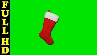 Christmas Stocking - Green Screen Footage Video HD 1920x1080p || Kishore Gfx