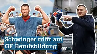 1 Tag als Lernender mit Schwinger Fabian Staudenmann | Berufsbildung bei Georg Fischer