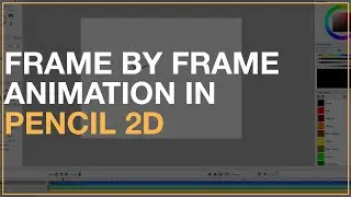 Frame by Frame Line Animation Tutorial in Pencil 2D