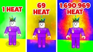 Melting Snow at 1,690,969 HEAT on Roblox BUT Every Second You Get +1 Heat