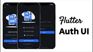 Login / Sign Up with Phone Verification Screen App - Flutter UI - Speed Code