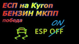 Installing the ESP system on a petrol Kyron with manual transmission