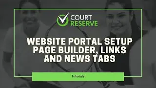 Website Portal Page Builder, Links and News Tab