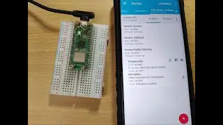 Prepare MicroPython Bluetooth service example on Raspberry Pi Pico W