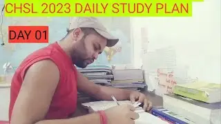 DAY 01 #CHSL 2023 DAILY STUDY PLAN# CHSL #SSC