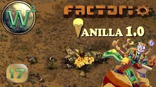 Factorio Vanilla 1.0, Episode 17: T-Intersection, Parking, and Station Tutorial - Let's Play