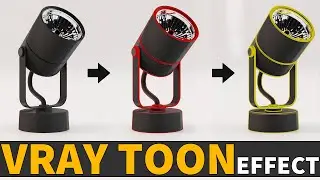 VRay Toon / Effect In 3Ds Max 2014 - 2021 Tutorials | VRay 5 Beta Atmosphere Effect | CG Deep