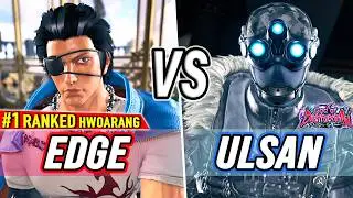 T8 🔥 EDGE (#1 Ranked Hwoarang) vs Ulsan & Kkokkoma (Dragunov) 🔥 Tekken 8 High Level Gameplay