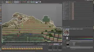 [Гайд #6] Как перенести мир из майнкрафта в CINEMA 4D