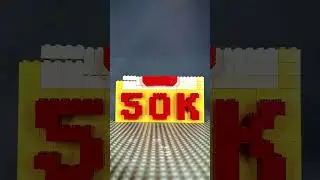 🎉 50k Subscribers LEGO YouTube Play Button ▶️ Stop Motion Animation