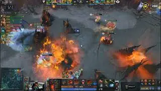 Penta's pangolier vs 5 heroes + fountain 😜