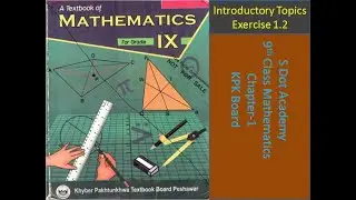 Introductory topics Exercise 1.2, Mathematics, KPK board, Video 1