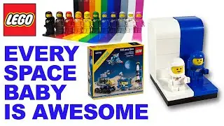 Every Space Baby is Awesome | MOD of Lego sets 40516 and 40712 | Micro Classic Space