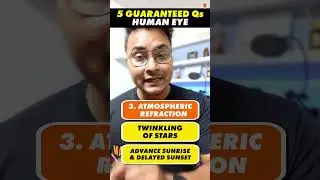 5 Most Important Topics From Human Eye🔥 | Human Eye and Colourful World Class 10th | CBSE 2024