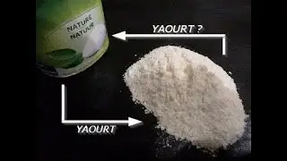 Why reducing yoghurts into powder ?