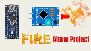 Arduino fire alarm system । Arduino flame sensor fire detector