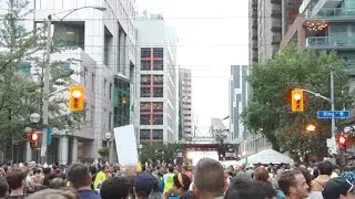 Nickelback playing live on Toronto's John St. @ the 2023 Toronto International Film Festival #TIFF23