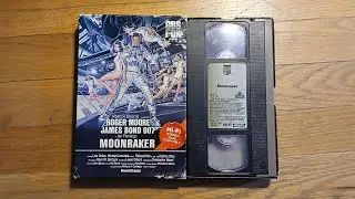 Opening And Closing to Moonraker 1985 VHS 60fps