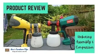 Wagner W100 vs Hychika - Testing the Cheapest Spray Guns #upcycling #diy #renovation