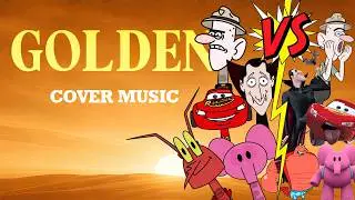 My Sprunki OC: Original VS Sprunki Version - GOLDEN (Battle Cover) | Green Flin