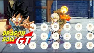Playing Dan Dak Kokoro Hikareteku In Genshin impact (liyue's version) | Dragon ball Gt