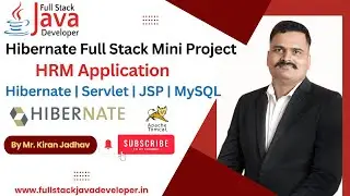 Hibernate Full Stack HRM Mini Project | Learn with Mr. Kiran Jadhav