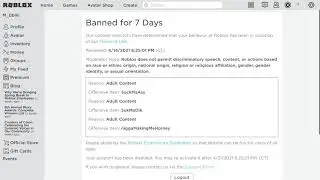 uh.. got banned from roblox 😭😭😭