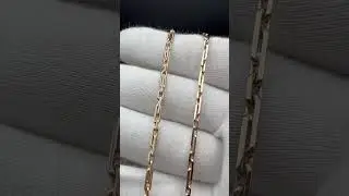 Золотая цепь Плетение «Якорь 2+1» 🔥 Замок Коробка 😍