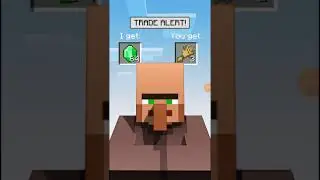 Minecraft villager trading (by Hapico)
