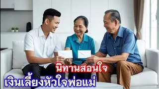 #นิทานสอนใจ เงินเลี้ยงหัวใจพ่อแม่ #ปัญญาธรรมคุณ