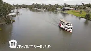 MILDURA - Rothbury Paddle Boat Vessel, Lock 11, Mildura Weir & Mildura by Drone (Victoria, NSW)