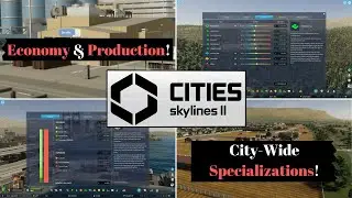 Cities Skylines 2 | CONSOLE player REACTION | Economy and Production - Feature HIGHLIGHTS