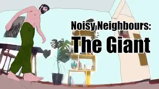 Vizinhos barulhentos: O Gigante - Um curta de animação no Ebsynth (estilo Joel Haver) #shorts