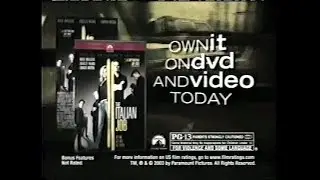The Italian Job DVD Commercial (2003) Mark Wahlberg, Charlize Theron, Edward Norton