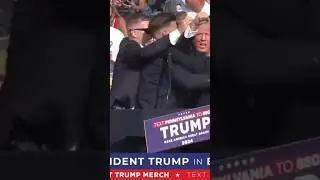 🔥 ДОНАЛЬД ТРАМП РАНЕН ПРИ ПОКУШЕНИИ #shorts