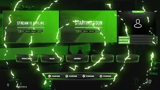 Free Twitch Live Stream Overlay Package Template 3