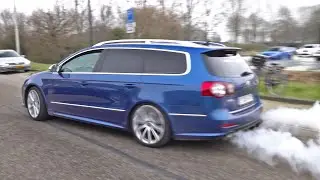 Sportcars Accelerating! Alpina 740E, R8 V10, Alfa Romeo QV, RS6 V10, Passat R36, Charger SRT Hellcat